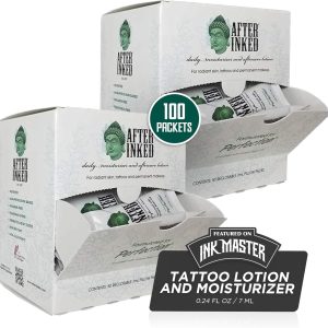 After Inked Tattoo After Care Lotion – Studio Pack 100 Pillow Sachets